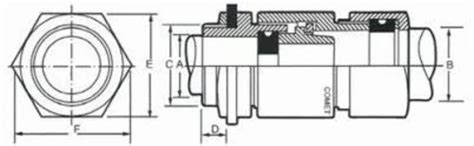 Comet Cable Glands - Comet Weatherproof Type Reducer/Adaptor Trader ...