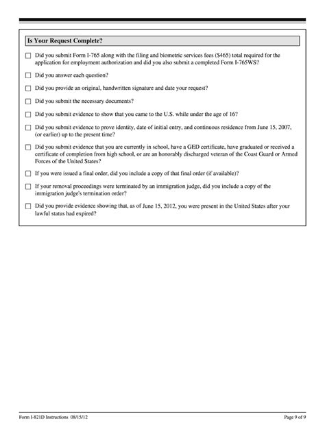 2012 Form USCIS I-821D Fill Online, Printable, Fillable, Blank - pdfFiller
