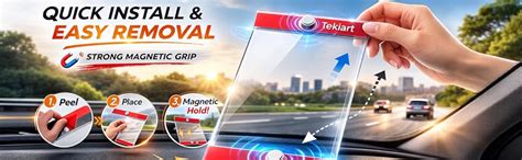 Tekiart® Magnetic Car Holder Windshield,Designed for All Premium Car to ...