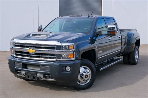 971-Mile 2018 Chevrolet Silverado 3500HD High Country Crew Cab Duramax Dually 4x4 for sale on ...