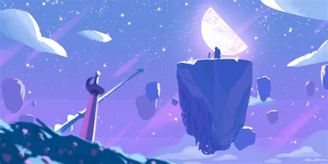 TV Show Steven Universe Floating Island #Moon Pearl (Steven Universe ...