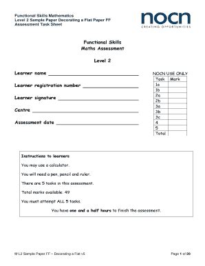 Nocn Past Papers - Fill Online, Printable, Fillable, Blank | pdfFiller