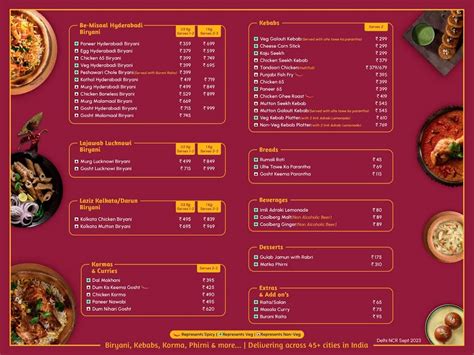 Menu at Biryani By Kilo- Jammu, Jammu