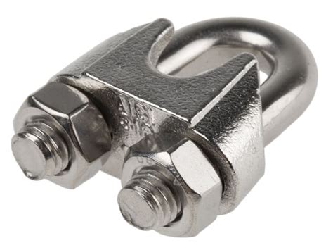 RS PRO | RS PRO Stainless Steel 10mm Diameter Wire Rope Clamp | 124 ...