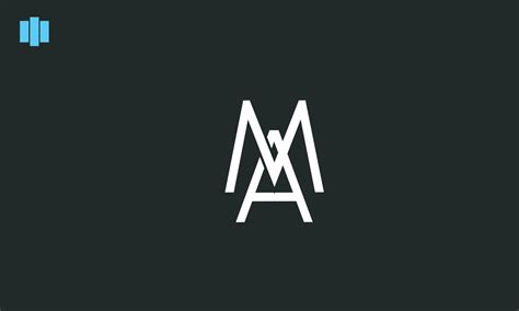 Alphabet letters Initials Monogram logo MA, AM, M and A 15727143 Vector ...