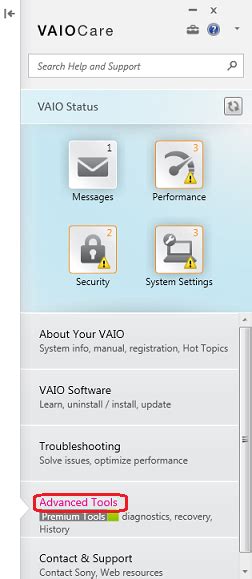 How to create a set of Recovery Discs using the VAIO Care version 8 ...