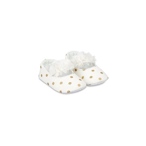 Buy Cream Spot Three-Dimensional Flower Baby Pram Shoes Online at Best ...