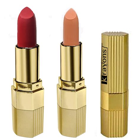 Krayons Desire Matte Lipstick, Highly Pigmented, Longlasting, 3.5g Eac ...