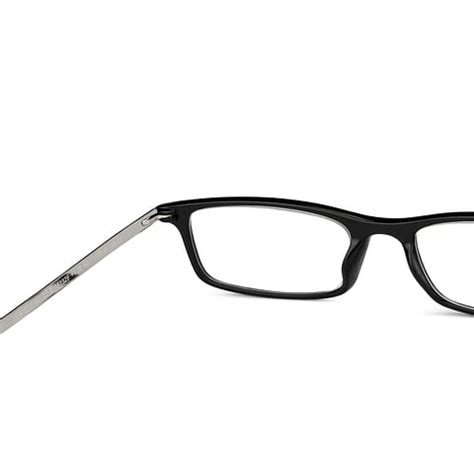 Buy Black Dark Gunmetal Full Rim Rectangle Lenskart READERS LR E13700 ...