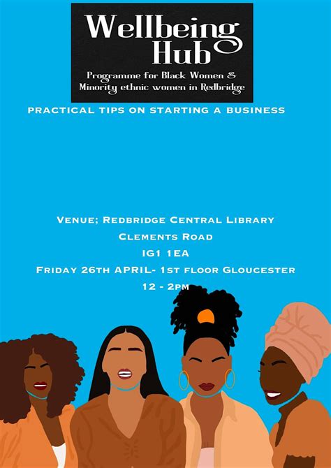 Wellbeing Hub - Starting your own Business, Redbridge Central Library ...
