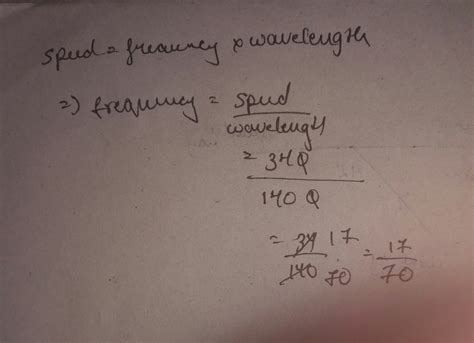 A sound waVe travels at a speed of 340m/s if the wave is 1.4 km what is ...