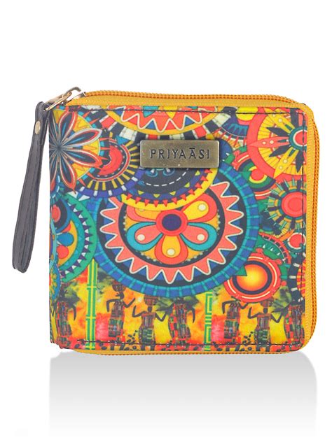 FlowArtistic Multicolor Mini Wallet – Priyaasi