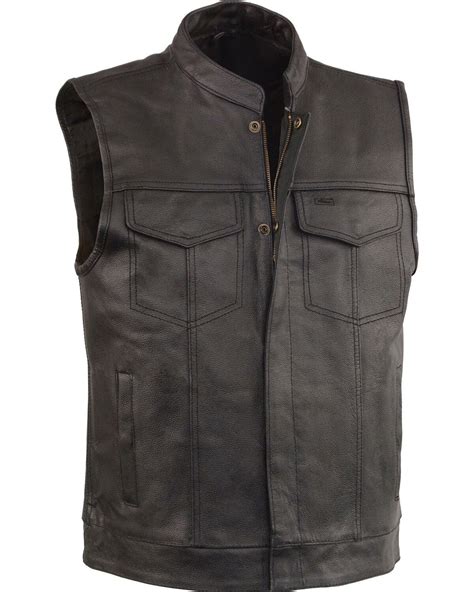 Men's Formal Leather Vests
