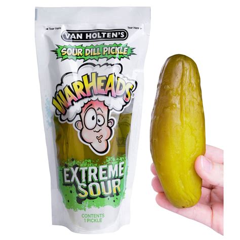 WARHEADS Extreme Sour Dill Pickle | The Green Head