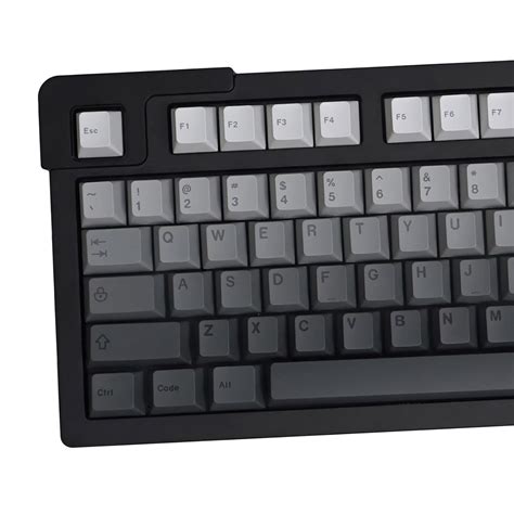 Gradient Gray Keycaps 125 Keys Cherry Profile PBT Dye Sub Keycap Set ...