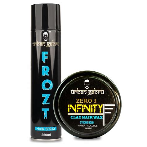 Urbangabru Combo Hair Styling Kit - Clay Hair Wax:Zero to Infinity ...