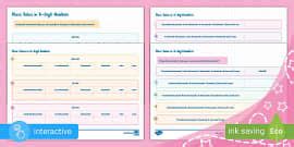 Place Value Finding the Value of 6-Digit Numbers Worksheet