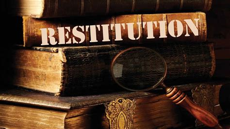 Court Definition Restitution at Elizabeth Simson blog