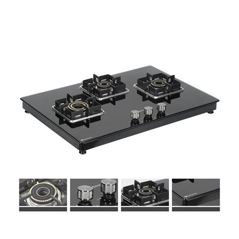 Sunshine Shine Three Burner Gas Stove/Hob Top Auto Ignition – Sunshine ...