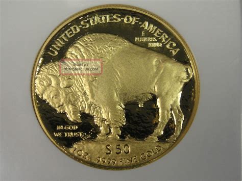 2006 W Buffalo Gold $50 Dollar Coin. 9999 Fine First Strike Ngc Pf70uc ...