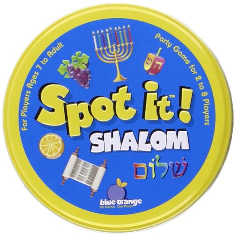 Spot It! Shalom : Blue Orange Games: Amazon.in: Toys & Games