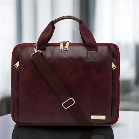 Timeless Unity Laptop Messenger Bag - Wine – Vismiintrend