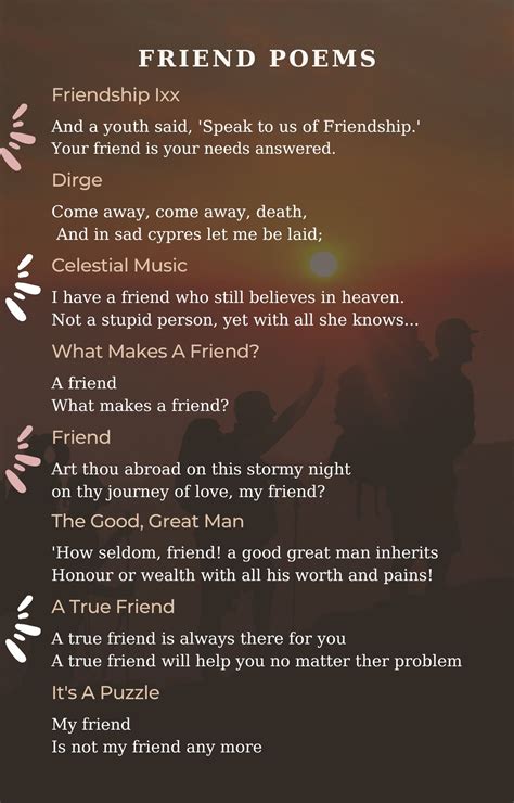 Best Friend Poems That Make You Cry For Girls