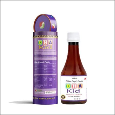 DHA Kid Delicious Omega 3 Syrup with Fish Oil (EPA+DHA) For Brain ...