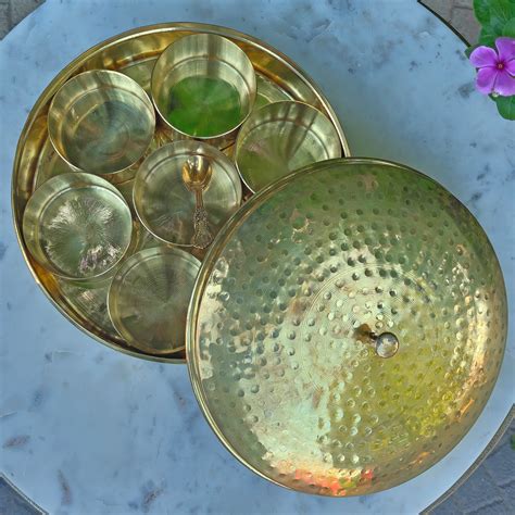 Brass Anjara Petti | Elegant Hammered Finish Box | Shop Online Now ...