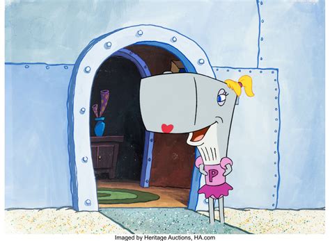 SpongeBob SquarePants "Hooky" Pearl Production Cel with "Pizza | LotID ...