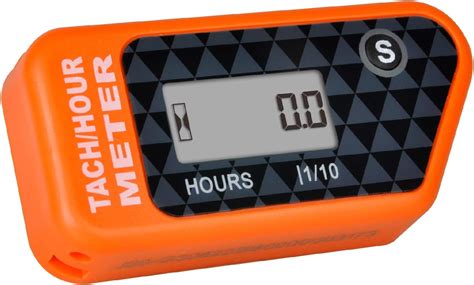 Jayron Digital LCD Tachometer Inductive Tach Hour India | Ubuy