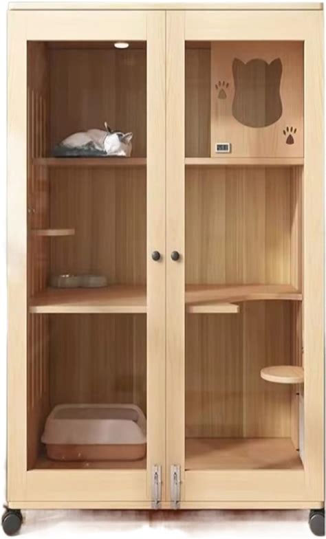 Buy Cat Villa Cat Cage Home Cat Litter Double-Decker Cat Villa Cat ...