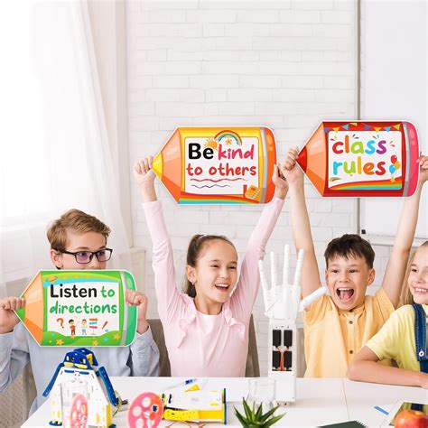 Pajean 10 Pieces Classroom Rules Posters Back to India | Ubuy