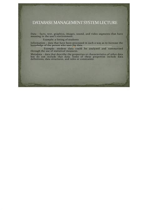 Image result for Database Management System Lecture