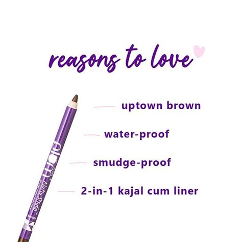 Plum NaturStudio All-Day-Wear Kohl Kajal with Free Sharpner (Uptown Br ...