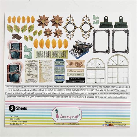 Awesome Blossom Motif sheets – CRAFTERS CORNER