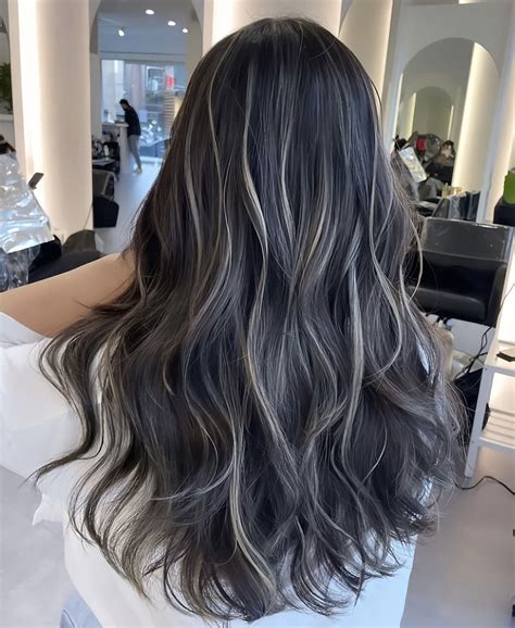 Pin by DuoDuo .C on Hairstyle | Black hair balayage, Hair color for ...