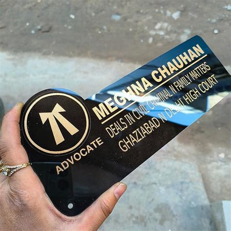 Desk Name Plate For Advocate | Advocate Name Plate For Table Desk ...