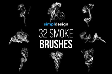 32 Realistic Smoke Photoshop Brushes: Fog & Mist Effects (digital ...