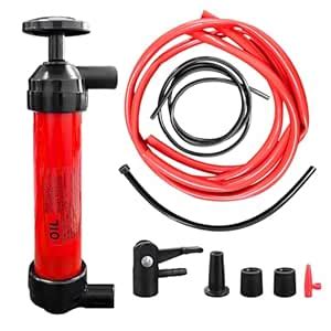 Augeny Car Siphon Fluid Transfer Pump, Multi-Use Siphon Fuel Transfer ...