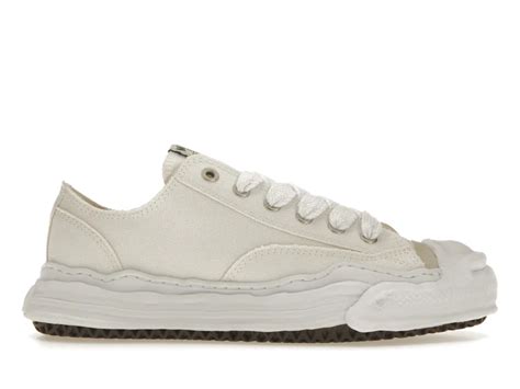 MAISON MIHARA YASUHIRO HANK OG SOLE CANVAS LOW WHITE