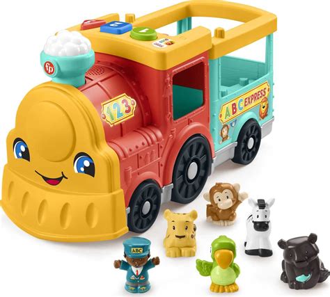 Fisher-Price Little People Big Animal Train Toy with Lights Music and ...