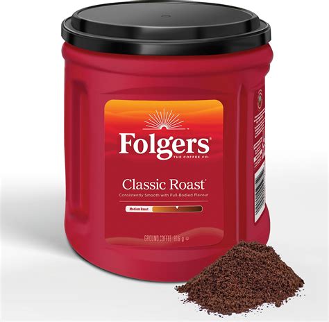 Amazon.com : Folgers Classic Medium Roast Ground Coffee, 48 Ounce (Pack ...