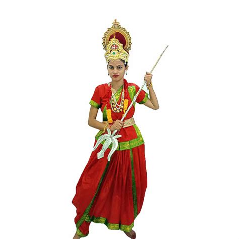 Durga Ma Indian Mythology Character Kids Fancy Dress Costume (IMC665 ...