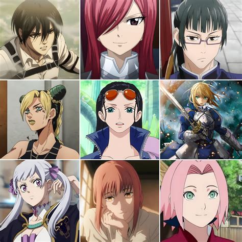 Female Images Of Anime Characters Top 11 The Most Popular Female Anime