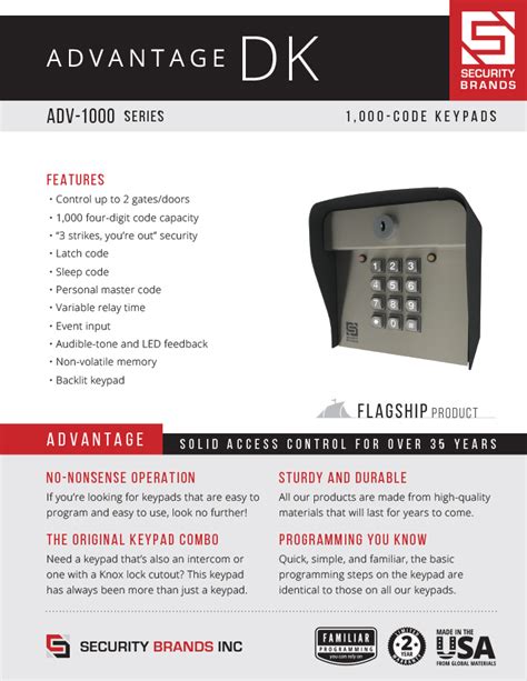 Image result for How to Program Adv 10001 Key Pad