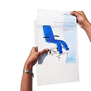 Transparent Document Protector with Zip-Lock – Zipper A3 Size, Pack of ...