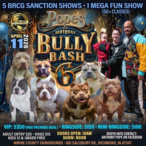 BRC Global Popes Birthday Bully Bash 6, Wayne County 4-H Richmond ...