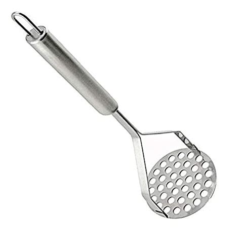 Buy 4EV7 Stainless Steel Potato & Vegetable Masher | 12 cm Disc Pav ...