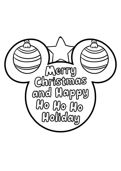 Christmas Coloring Sheets Disney - 10 Free PDF Printables | Printablee